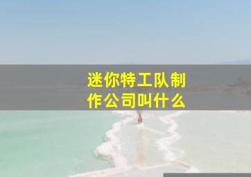 迷你特工队制作公司叫什么