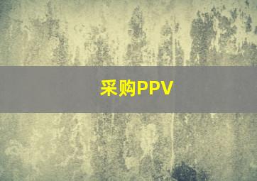 采购PPV