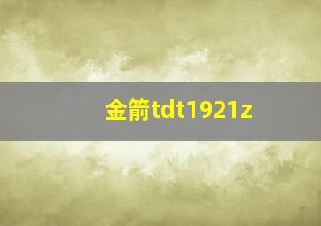 金箭tdt1921z