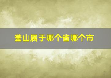 釜山属于哪个省哪个市