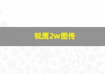 锐鹰2w图传