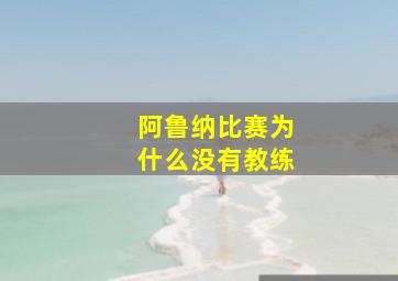 阿鲁纳比赛为什么没有教练