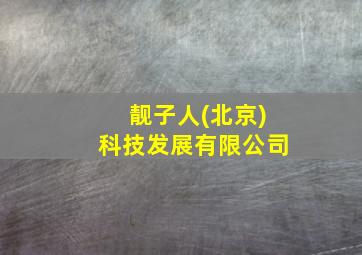 靓子人(北京)科技发展有限公司