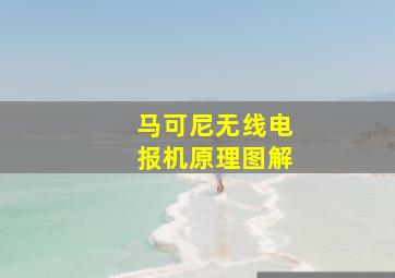 马可尼无线电报机原理图解