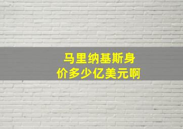 马里纳基斯身价多少亿美元啊